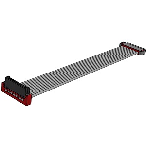 ABLE ASSEMBLY MINIBRIDGE FEMALE, 12 PINS
