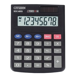 KALKULACKA CITIZEN SDC805